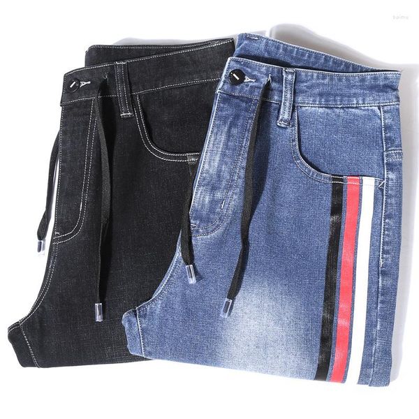 Jeans Masculino 9XL 10XL Plus Size Man Homme Pants Mannen Men Black Denim Baggy Para Conforto