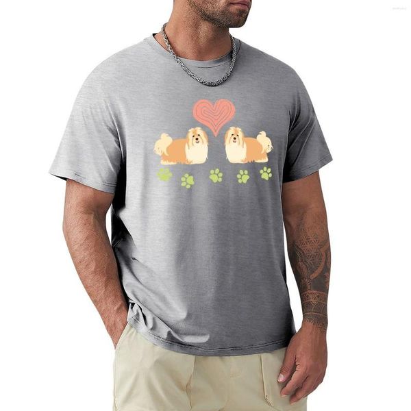 Herren-Poloshirts, Love Havanese Dog T-Shirt, Anime-Kleidung, einfarbig, Übergröße, T-Shirts, Workout für Männer