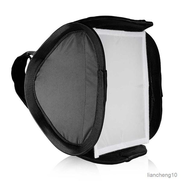 Blitzdiffusoren, 23 cm x 23 cm, universeller tragbarer Blitz-Softbox-Diffusor für 580EX, 430EX, 600EX, Canon, Nikon, Pentax, Kamera, Studiolicht, Zubehör R230712