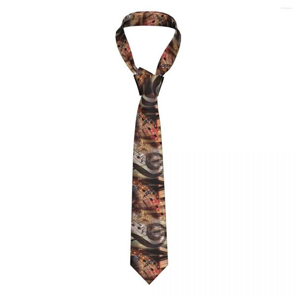 Fliegen Musik Männer Frauen Krawatte Seide Polyester 8 cm schmal Klavier Musik Geschenk Krawatte für Herren Anzüge Zubehör Gravatas Büro