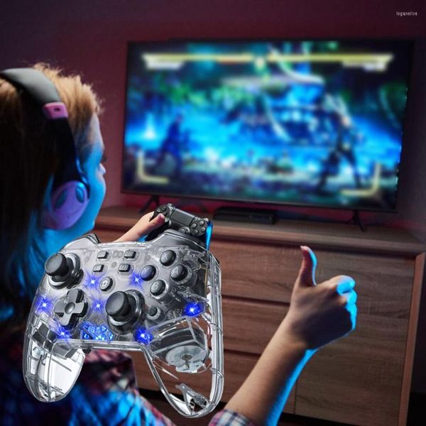 Controladores de jogo Controlador compatível com Bluetooth portátil e leve presente de aniversário