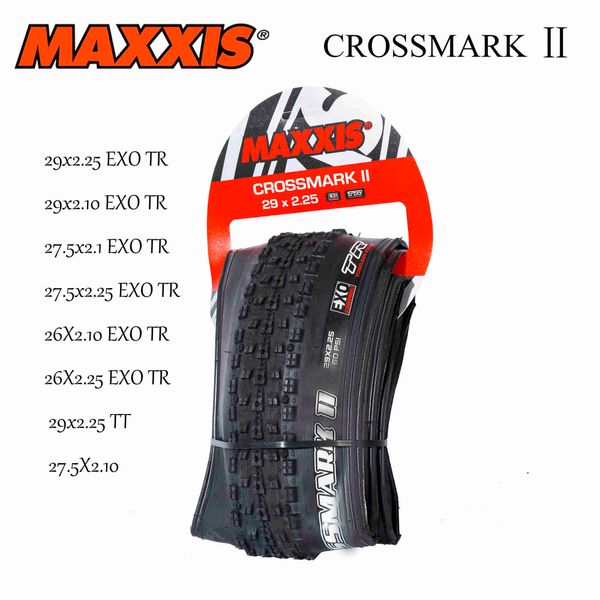 Bisiklet Lastikleri Maxxis 29 Bisiklet Tire Crossmark (M344P) Tubeless katlanabilir 29x2.25 29er 27.5er 26er exo tr mtb lastik HKD230712