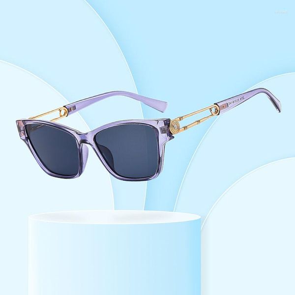 Sonnenbrille Mode Katzenaugen Rahmen Designer Vintage Farbverlauf UV400 Lässige Strass Brillen für Erwachsene Frauen Männer