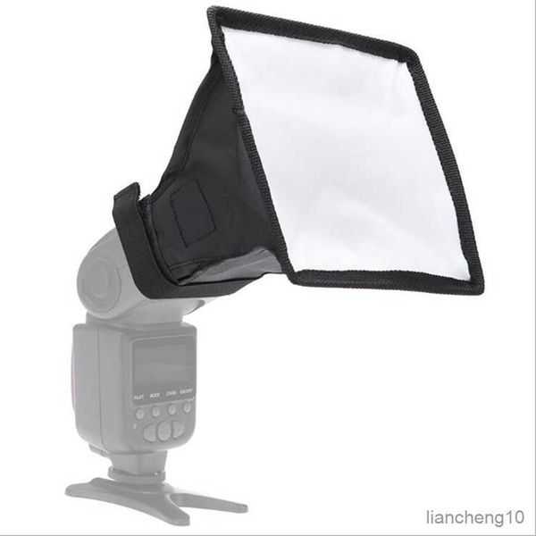 Blitz-Diffusoren Neue Blitz-Diffusor-Reflektor-Softbox, professioneller Mini-Foto-Diffusor, rund, quadratisch, weiche Lichtbox für Canon, Nikon, Kamera, R230712