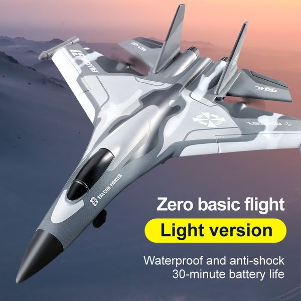 Elektrik/RC Uçak G1 Jet Fighter 39mm uzunluğunda EPP 2.4GHz 300m uzunluğunda elektrikli RC Uçak RC İHA Çerçevesi Radyo Kontrollü Uçak Oyuncak 230711