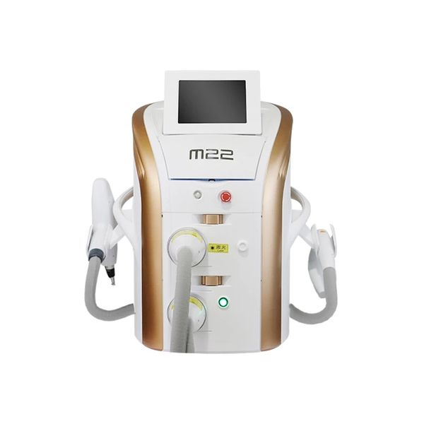 M22 laser multifuncional/opt/ipl/e-light máquina de remoção de pêlos a laser máquina de rejuvenescimento da pele mais vendida