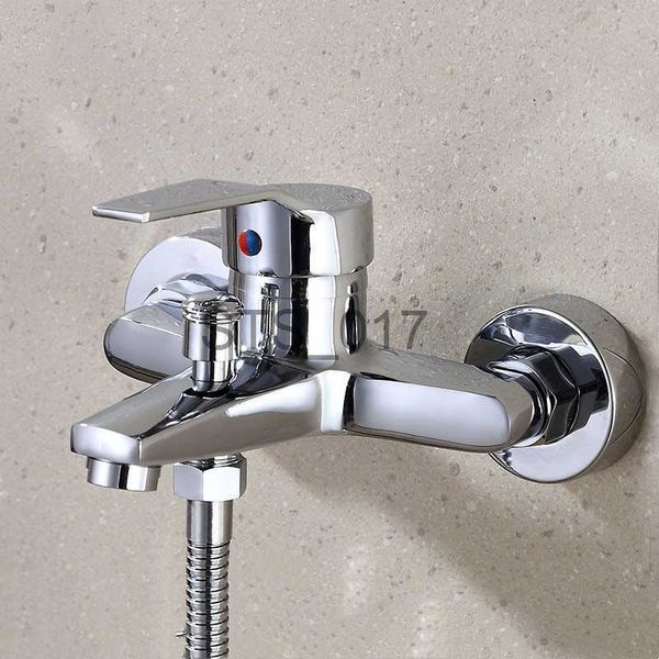 Rubinetti Cucina Rubinetto Doccia Rubinetto Acqua Calda e Fredda Set Bagno Lusso per Lavaggio Kit Mobili Miscelatori Accessori Casa Lavello Lavabo Argento x0712