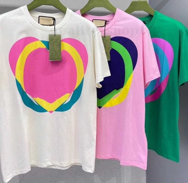 2023 Kadın Tasarımcılar T Shirt Moda Trendi Günlük Gömlek Giyim Sokak Tasarımcısı Gevşek Kollu Kız Giysileri Çift Modeller Tshirts Artı Boyut