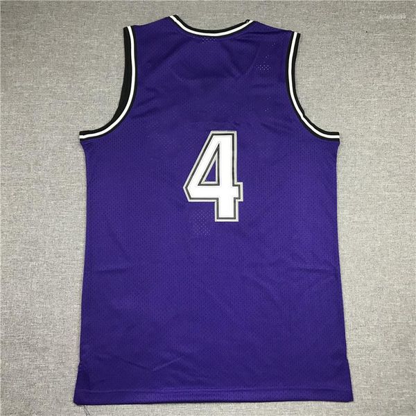 Camisetas masculinas de basquete personalizado #4 camisetas webber, temos seu nome de nomes favorito esportes de bordados de malha, consulte o vídeo do produto