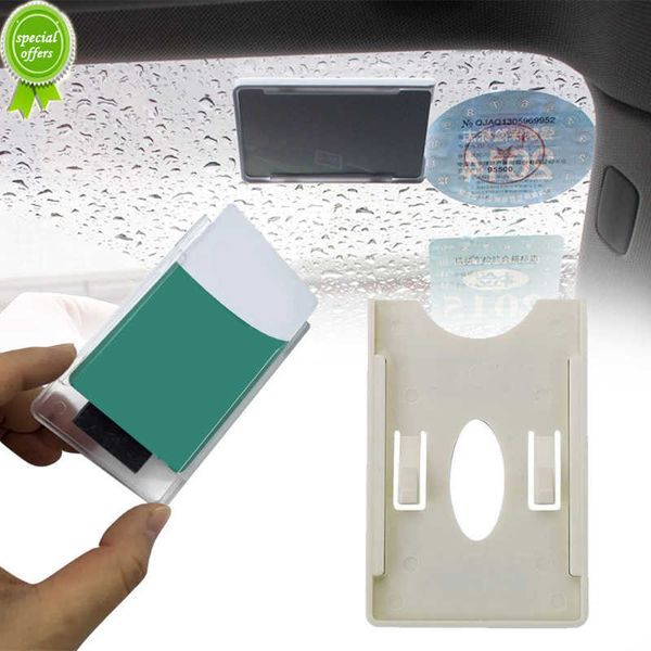 Car Card Sleeve Parking Ticket Clip Card Holder Clip Organizer Decor Car Parabrezza Adesivi Home Office Accessori universali