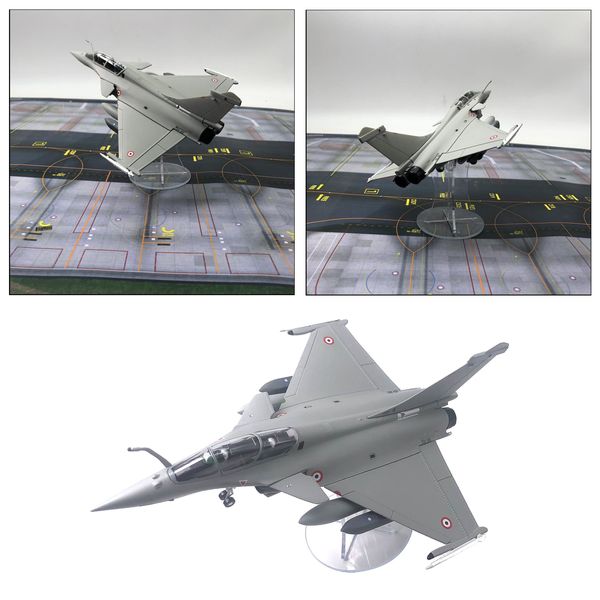 Aeronave Modle 1 72 Rafale Fighter Display Model Metal com Stand Diecast Plane 100 Toys Air 230712