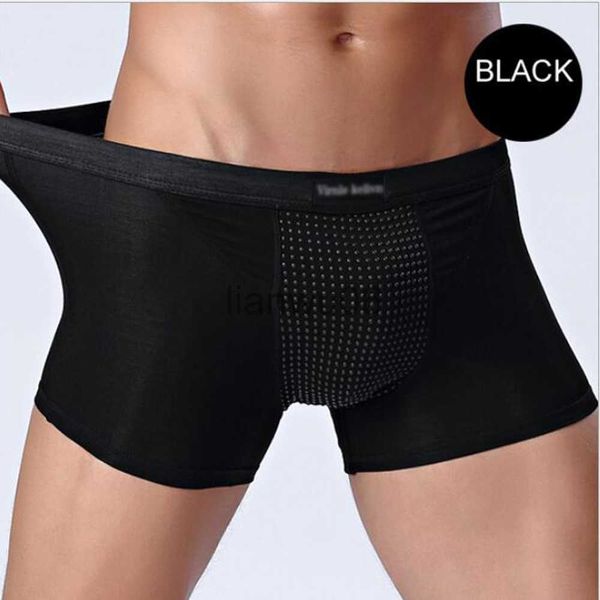 Cuecas CHENG HENG Masculino Cueca Masculina Sexy Terapia Magnética Boxer Shorts Cuidados de Saúde Cueca Respirável Casual Boxer Men Calcinha J230713