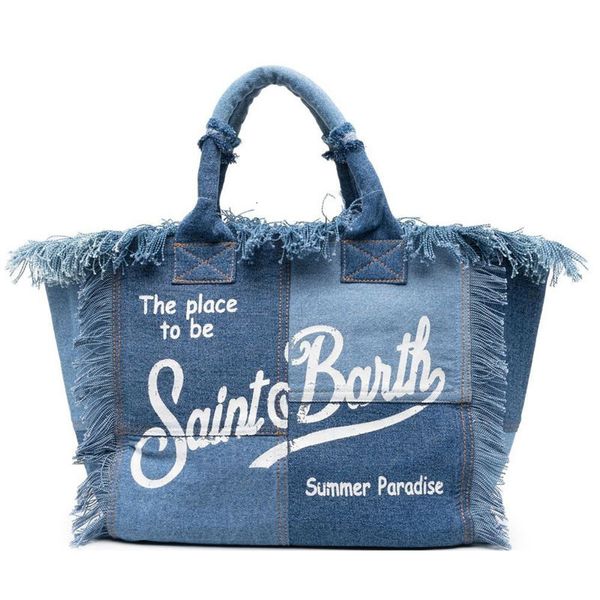 Bolsa de noite Bolsas jeans de grande capacidade Moda Desinger Tassel Rosa Tote Bag Alta qualidade Viagem Praia Férias Verão 2023 230712