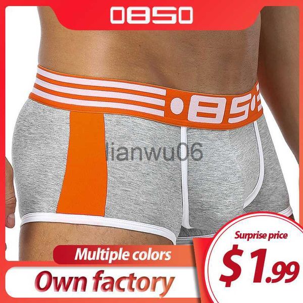 Unterhosen Herrenunterwäsche Marke Boxer Sexy Baumwollboxer BS101 Männer Slips Homosexuell Unterwäsche Boy Briefs J230713