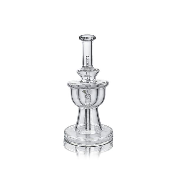 Waxmaid 6.38 polegadas Trophy Incycler hookah Clear Glass Beaker galss tubo de água bong de vidro 14mm Joint Oil Rigs US warehouse ordem de varejo frete grátis