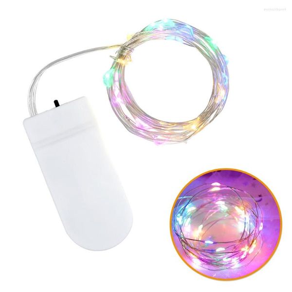 Cordas LED Cordas de Luz Fio de Cobre Luzes de Fada de Natal Operadas por Bateria para Decoração de Presentes de Festas de Natal em Ambientes Externos 1M