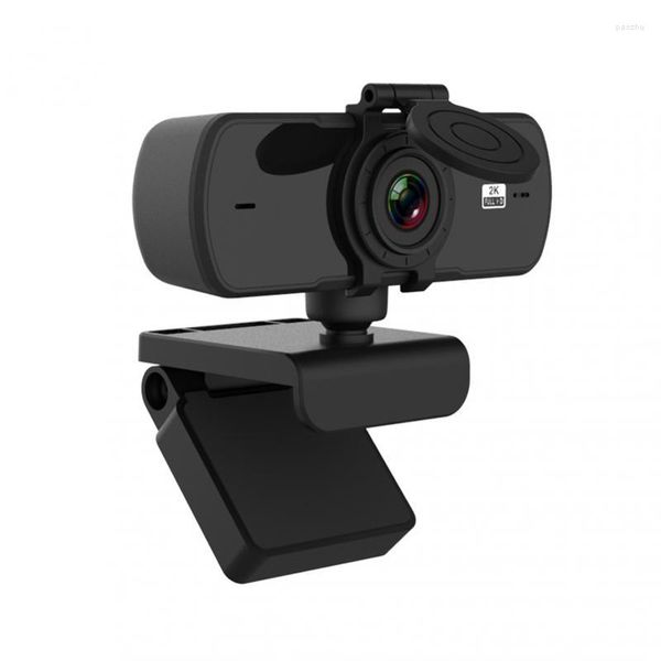 Camcorders Webcam Full Hd 1440p Saída USB Driver-free 4.5v-5.5v Câmera de chamada de vídeo high-end para PC Laptop Foco fixo Plug and Play