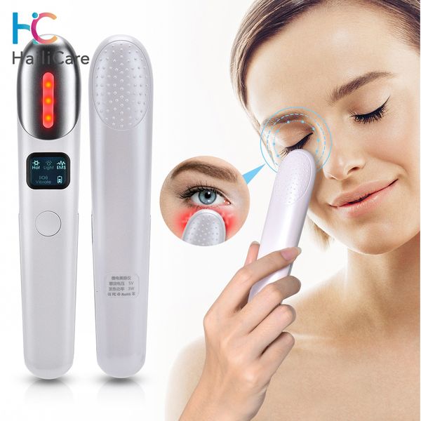 Dispositivi per la cura del viso EMS Eye Vibration Massager Lifting Beauty Instrument Device Rimuovi rughe Occhiaie Tasche Strumenti per la pelle 230712