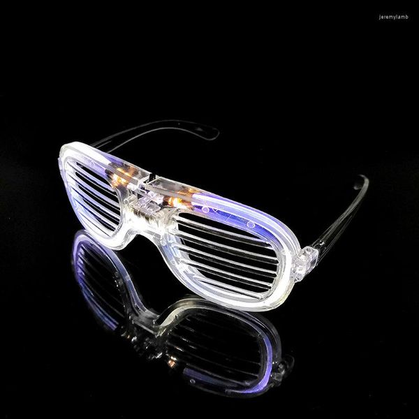 Солнцезащитные очки рамы дискотеки светодиодные очки мигающие вечеринки Po реквизит светятся в темных принадлежностях фестиваль аксессуаров Хэллоуин