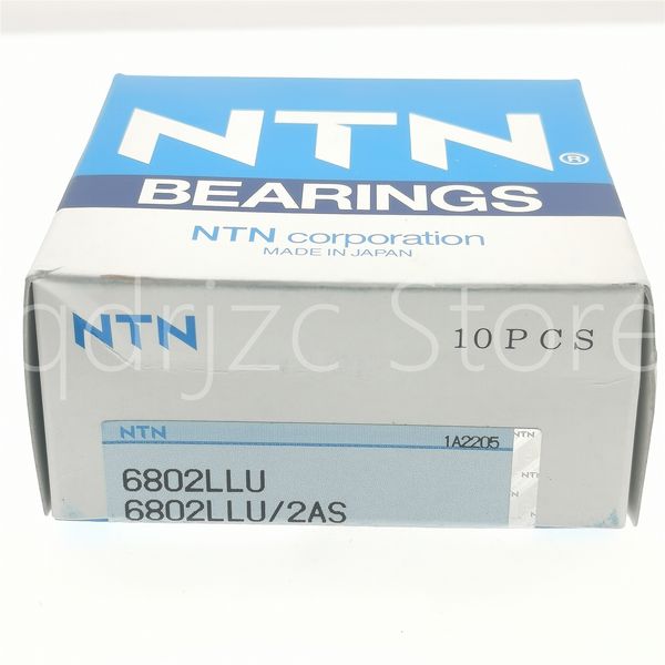 10 pcs NTN Cuscinetto a sfere a gola profonda 6802LLU/5K = 61802-2RS1 6802DDCM 6802-2RS 15mm X 24mm X 5mm