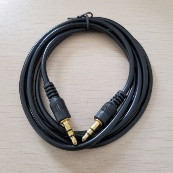 Adattatore DC da 3,5 mm a 2,5 mm Car Audio Connessione AUX Estensione dati Cavo di alimentazione Nero Super flessibile 1,5 m
