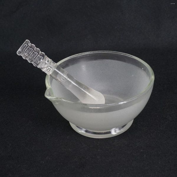 120mm I.D Apothecary Solid Glass Pestello E Mortai Ciotola Set Utensile Per Macinazione