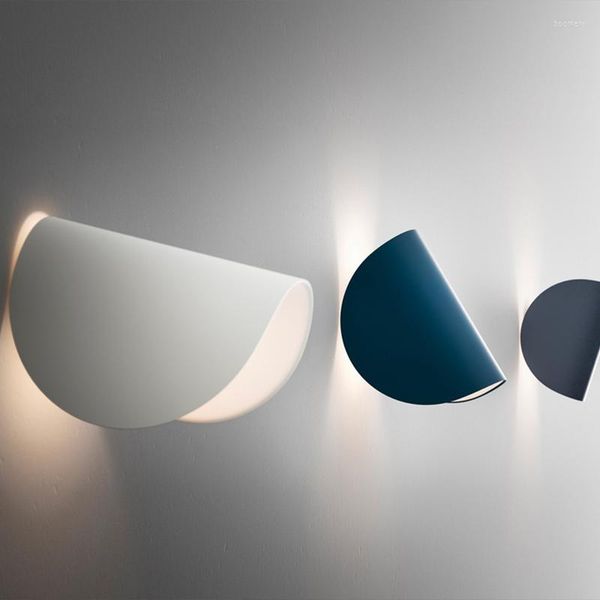 Wandleuchte, minimalistische LED-Raumdekoration, moderne kreative Nachttisch-Dreh-El-Ausstellungshalle-Licht, Schlafzimmer-Innenbeleuchtung