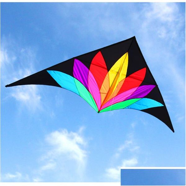 Kite Acessórios 2M Grande Delta Flying Toys Line Kids Kites Factory Flight String Reel Beach Wind Parrot Game Drop Delivery Gifts Dhdi7