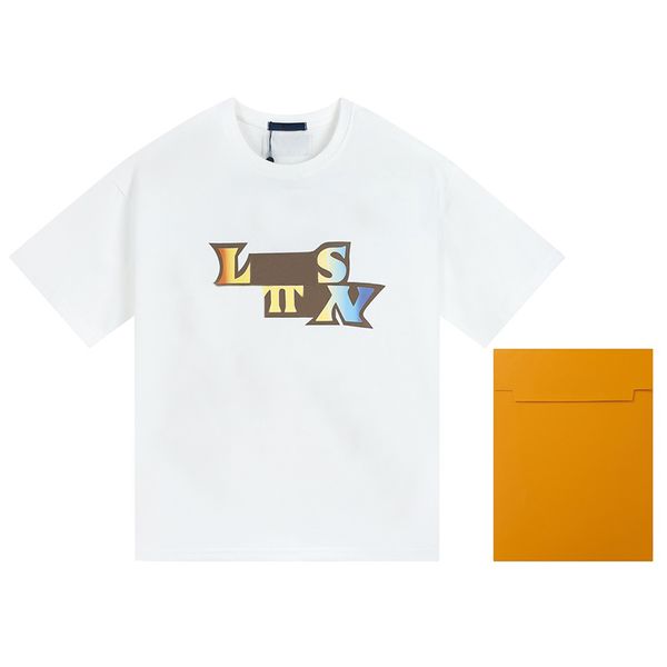 Wir Designer Luxus T-Shirts Ladies Solid Shirts l Designer Buchstaben Kurzarm Herren runde Hals Polos Marke Sommer Cartoon Tees 35656
