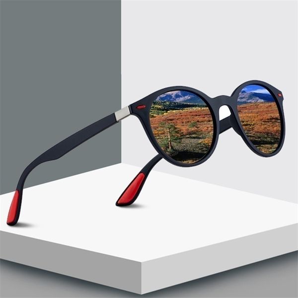 Óculos de sol polarizados UV400 Óculos de sol de condução redondos Óculos de sol de armação completa 2022 Feminino Antirreflexo Óculos de sol de luxo Feminino