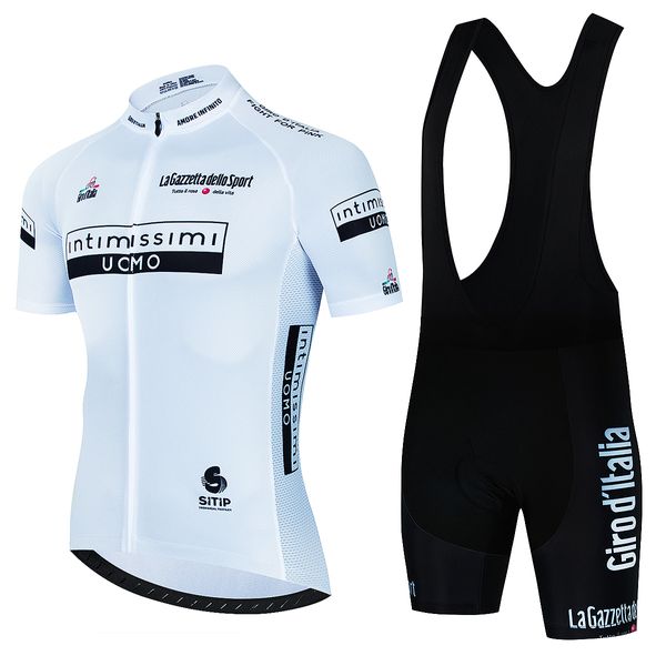 Conjuntos de camisas de ciclismo Tour de Italy Pro Bicycle Team manga curta Maillot Ciclismo Kits masculinos Roupa respirável de verão 230712