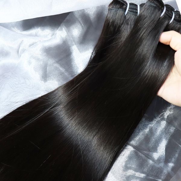 (Oferta de 3 pacotes) 11A Luxo Virgem Cabelo Seda Não Processado Extensões de Cabelo Humano Peruano Indiano Malaio Cambojano Brasileiro Feixes de Cabelo Liso