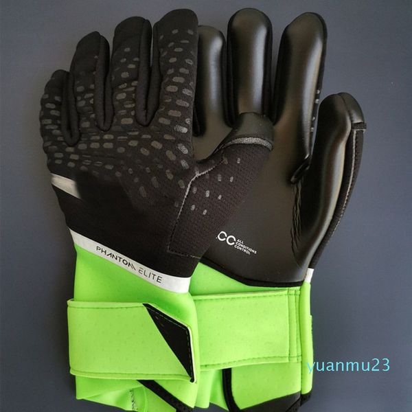 Luvas de goleiro profissional GK Phantom Elite sem proteção para os dedos Luvas de goleiro de futebol de látex espessas Luvas de goleiro de futebol