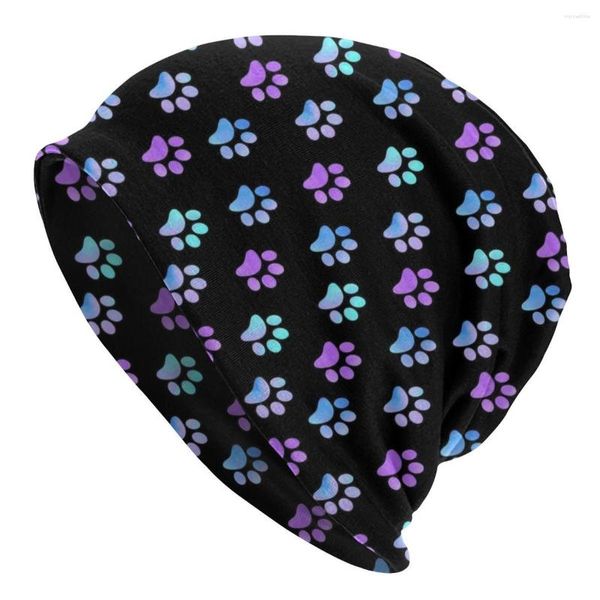 Berretti Blu Viola Galaxy Bonnet Femme Street Cappello lavorato a maglia per donna Uomo Autunno Inverno Caldo Berretti per animali domestici