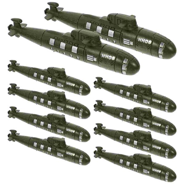 Электрические/RC лодки подводные лодки модели подводные игрушки модели модели с линко -седой детские песчаные статуи статуя игрушечных военных кораблей настольный орнамент лодочный автомобиль 230713