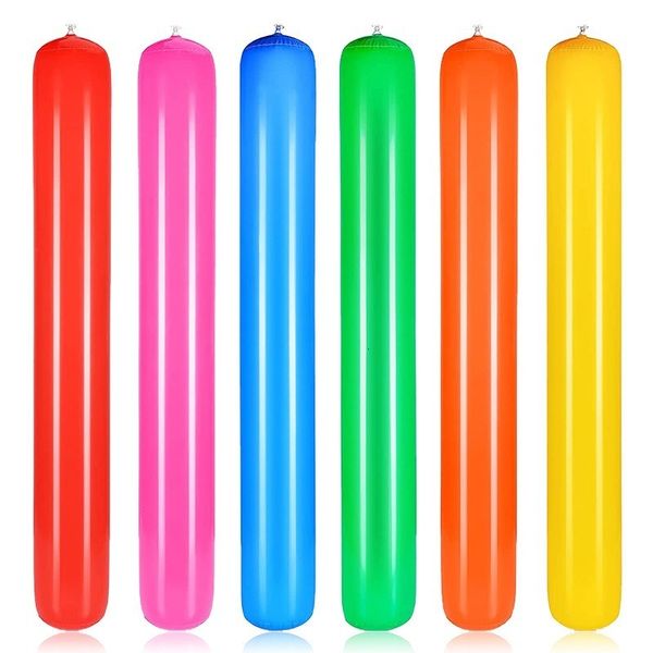 Sabbia Gioca Divertimento con l'Acqua 4PCS Gonfiabile Cheer Sticks Colorati Adulti Galleggiante Tagliatelle d'Acqua Giochi d'Acqua all'aperto Giocattolo per Spiagge Piscina Decorazioni per Feste 230712