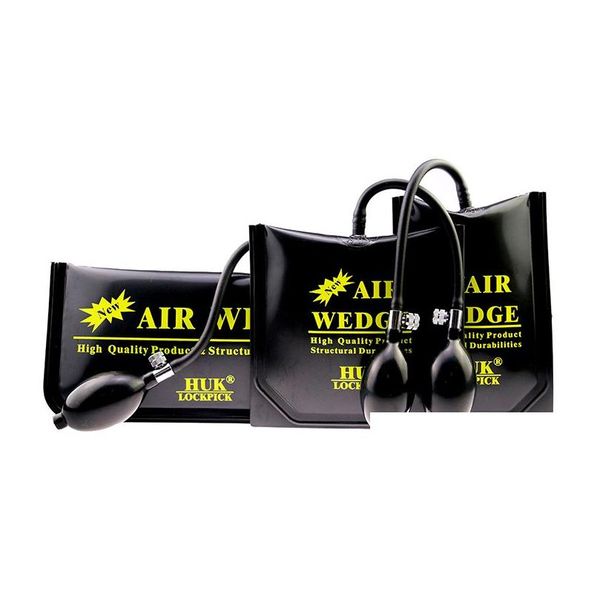 Forniture per fabbri Huk Pump Wedge Air Tools Set di grimaldelli Set di apriporta per auto 3 pezzi/set Strumento di ingresso per consegna a goccia Sorveglianza di sicurezza Dhofr