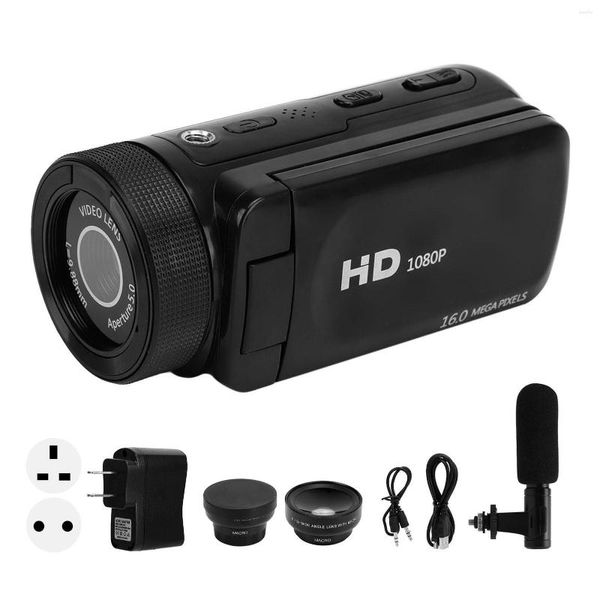 Camcorder Vlogging-Kamera 0,45 x Weitwinkelobjektiv Bewegungserkennung 2,4 Zoll TFT-Bildschirm HD Digital 110-240 V für die Ehe