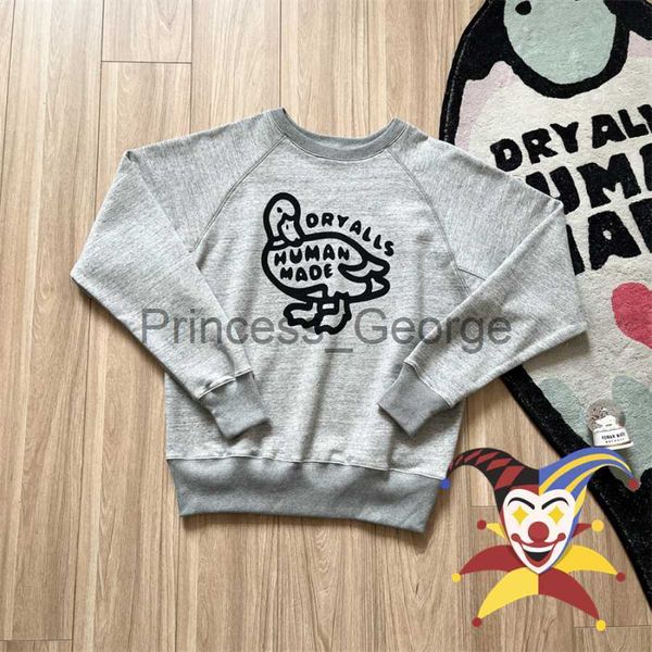 Moletons Masculinos Moletons Moletons Masculinos Moletons Oversized Human Made Sweatshirts Masculino Feminino Patchwork Duck Print Vintage Crewneck Hoodie T230111 x0713