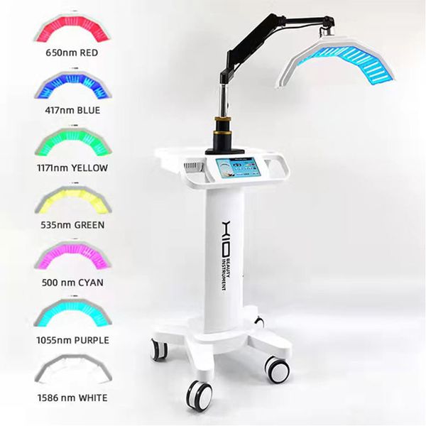 7 colori LED Bio Light Photon Therapy ringiovanimento della pelle PDT trattamento dell'acne macchina di bellezza casa e salone antietà uso antirughe antirughe macchina sbiancante