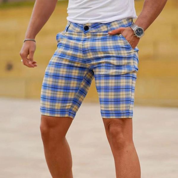 Jeans maschile 2023 Fashion New Plaid Beach Trend casual hawaiano camuffato Shorts militari Streetwear di alta qualità Bermuda di alta qualità