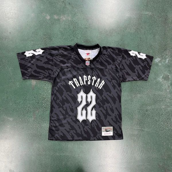 Trapstar-Fußballtrikot, Basketballtrikot, Fußballtrikot, Trainingsanzug, Jogginganzug, Oberbekleidung, modische Freizeitoberteile, Luxus-Designer-Design, hohe Qualität, kurze Ärmel für