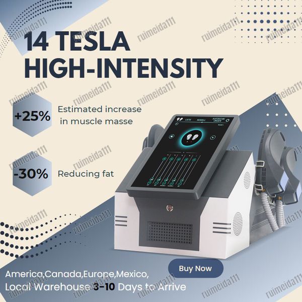 Rf 14 Tesla Hi-emt Ultimative Fettverbrennung und Körperformung mit Muskelstimulation und Po-Lift-Körperformungsmaschine