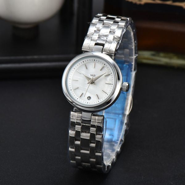 Avanadores de pulso para mulheres 2024 New Womens assiste três pontos Quartz Watch 1853 Top Luxury Brand Designer Relógio Fashion Fashion Tis Little Beauty Montre de Luxe