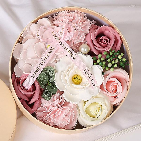 Dekorative Blumen, Rosenbad, Körperblume, Blumenseife, duftend, unverzichtbares Hochzeitsgeschenk zum Valentinstag für die Ehefrau