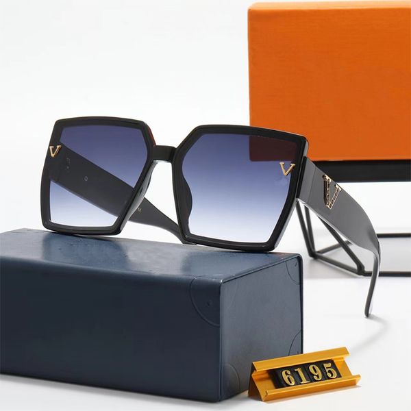 Lentes em forma de escudo de marca masculina Óculos de sol de luxo Moda PC polarizado sombreamento Óculos de sol feminino Óculos de design esportivo ao ar livre de alta qualidade com caixa