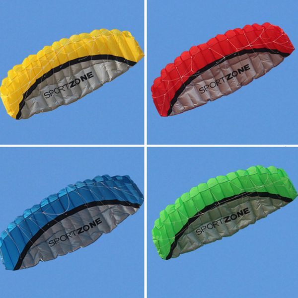 Kite acessórios 250 cm linha dupla dublê poder pipas brinquedos voadores para crianças kite surf pipas de praia pipas de vento profissional fábrica esporte 230712