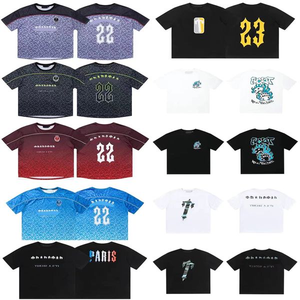 88 Trapst Mens T Shirt Tasarımcıları Erkek Kadın Tişörtleri Moda Sokak Tide Mektup Baskı Pamuk Gömlek Polo Sports Trapstar Tees Avrupa Boyutu S-XT