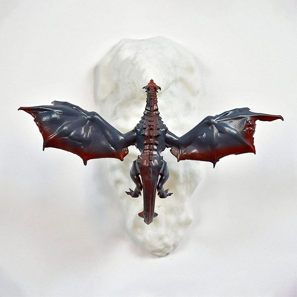 Articoli novità Lampada da tavolo a LED stampata in 3D Protezione per gli occhi Lampada da tavolo FireIce Dragon Bambini che dormono accompagnano la luce da tavolo per camera da letto Soggiorno 230712