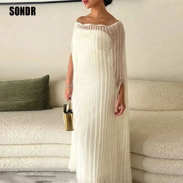 Urban Sexy Dresses SONDR Sparkly Crystal A Line O Neck Evening Full Jacket Sleeve Formale Hochzeit Club Party Night Prom Kleider Kleid Vestidos 230712